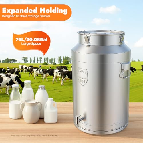 20 Gallon Stainless Steel Food & Beverage Dispenser with Spigot & Locking Lid