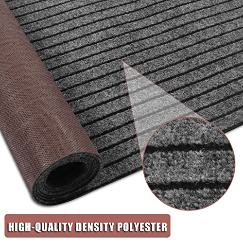 2x6 ft Indoor Outdoor Runner Rug, Non-Slip Low Profile Hallway Carpet
