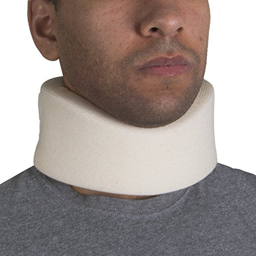 Cervical Collar Neck Support Brace - Soft Foam, Narrow 2.5" Depth, Medium