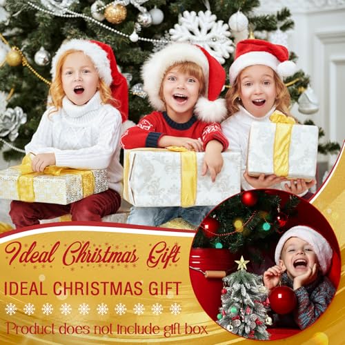 Mini Christmas Tree Star Topper Set - Gold 2.36-Inch Plated Holiday Decor (3 Pieces)