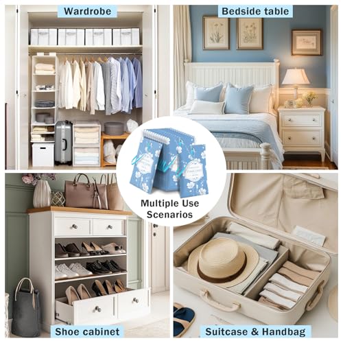 Fresh Linen Scented Sachets for Closets and Drawers, 14 Pack