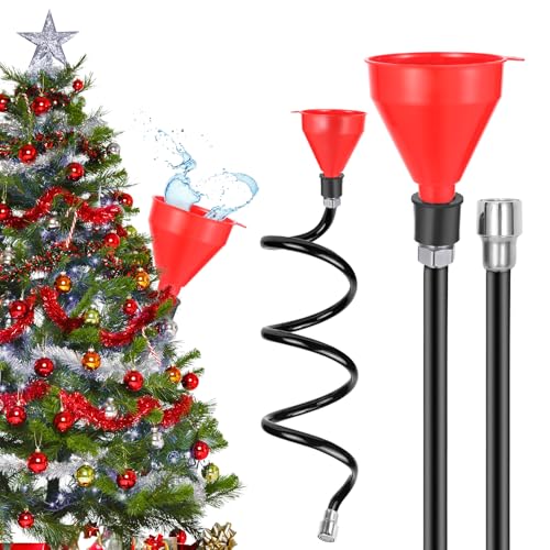 45-Inch Christmas Tree Watering Funnel System - Adjustable, Durable Garden Tool