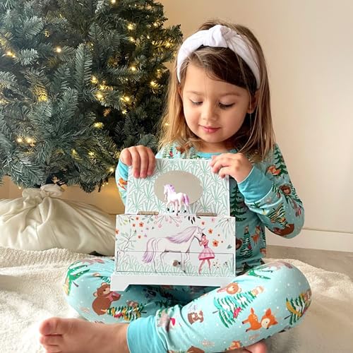 Unicorn Ballerina Musical Jewelry Box with Charm Bracelet and Necklace