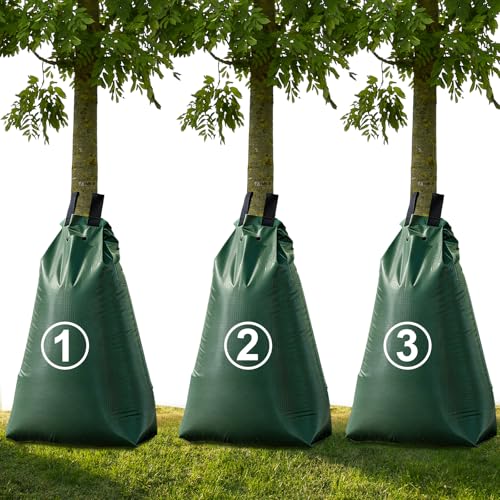 20-Gallon Slow Release Tree Watering Bags, Drip Irrigation System (3 Pack)