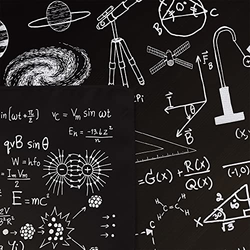 Math & Science Theme Tapestry Wall Hanging for Classroom & Dorm, 60x40 In