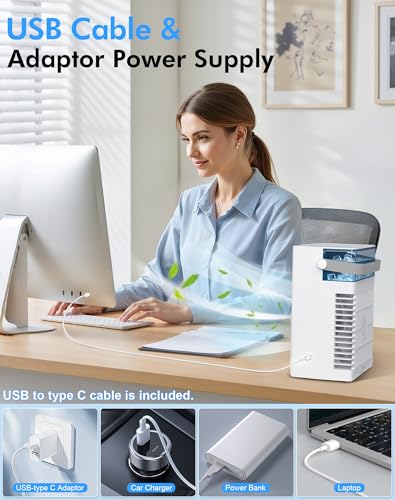 Portable Air Conditioner Personal Mini Evaporative Air Cooler with Remote