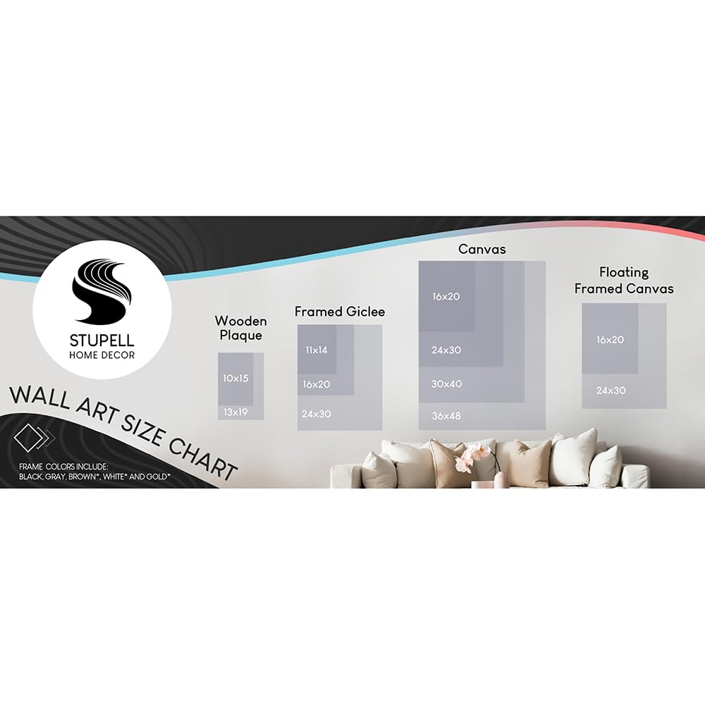 Stupell Industries Abstract Distant Mountain Range Landscape Blue Sky