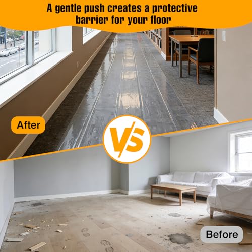 Adjustable Carpet Protection Film Applicator for 27, 36, and 48-inch Rolls