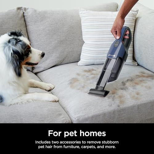 Shark Cyclone Pet Cordless Handheld Vacuum CH701 Navy Blue