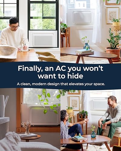 8,000 BTU Smart Window Air Conditioner Quiet Inverter AC Unit