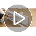 Farmhouse Shoe Storage Bench with Padded Seat and Adjustable Shelves