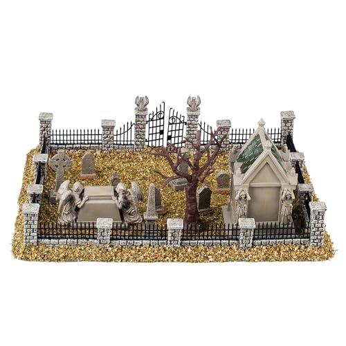 Haunted Souls Graveyard 14-Piece Miniature Village Table Accent Set