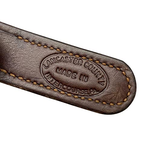 Hanging Brass Sleigh Bells on Leather Strap for Door Knob and Pet Training