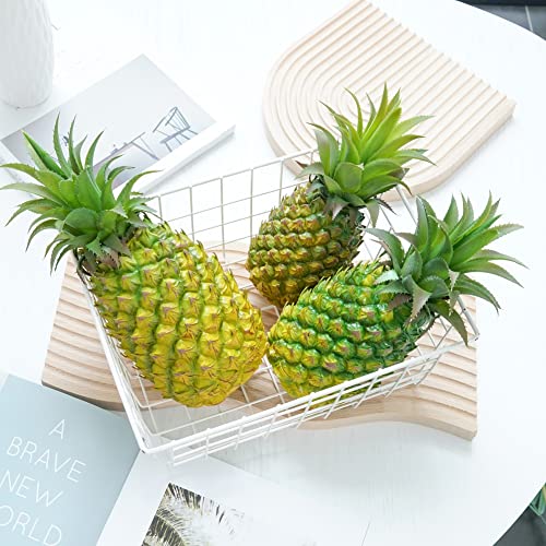Lifelike Artificial Pineapple Decoration - Eco-Friendly Simulated Fruit for Home & Kitchen