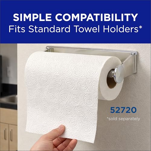 2-Ply Perforated Kitchen Paper Towel Rolls - Individually Wrapped, 30 Pack
