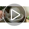 Ceramic Tabletop Water Fountain with Orb - Teal Glazed Indoor Decor