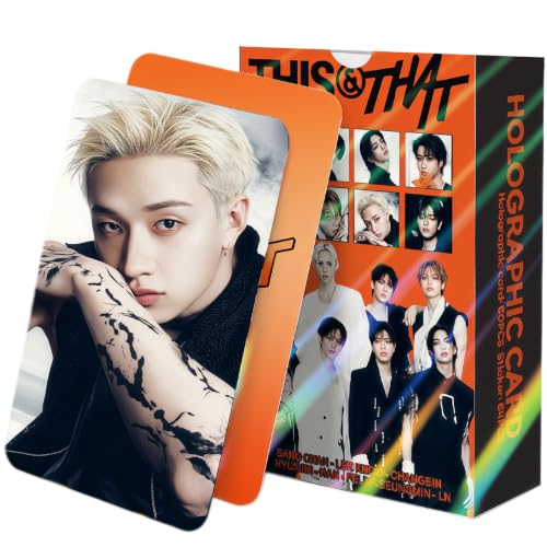 124-Piece Photo Card and Sticker Set for K-Pop Fans
