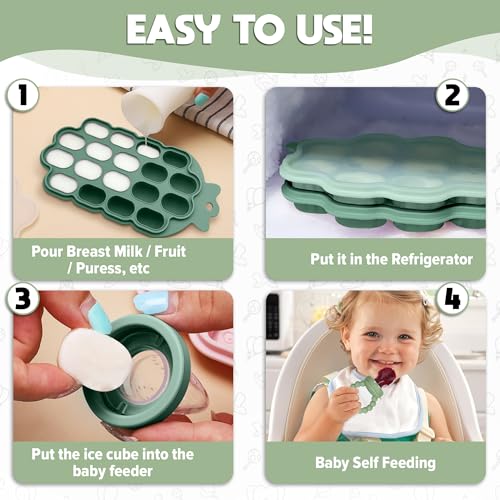 15-Piece Silicone Baby Weaning Set with Suction Plate, Bowl, Bib, and Utensils
