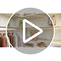 Clear Purse Organizer for Closet with Adjustable Dividers for Handbags