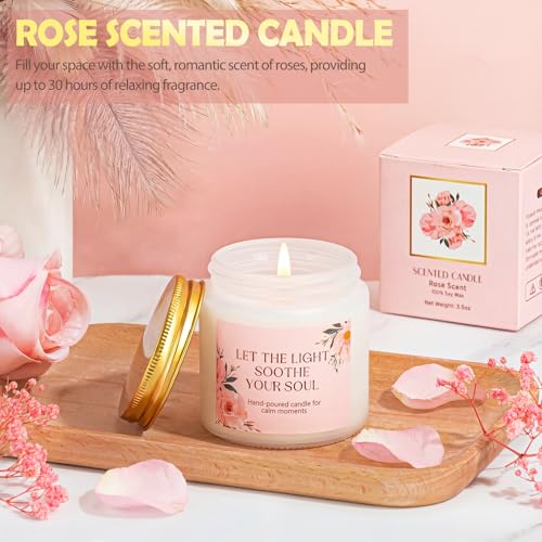 Pink Self Care Gift Set for Women - Birthday, Christmas, Valentine's Day, Mothers Day