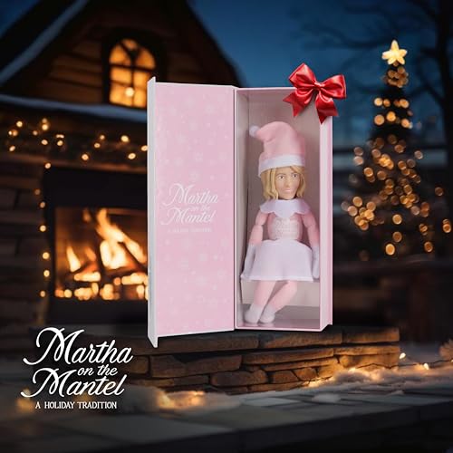 Martha Stewart Martha on a Mantle 12-Inch Holiday Plush Collectible