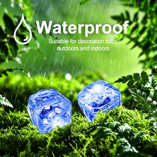 24Pcs Waterproof Mini LED Diamond Lights with Long Battery Life