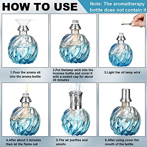 Catalytic Fragrance Lamp Wick Replacements for Oil Burners - 6 Pack