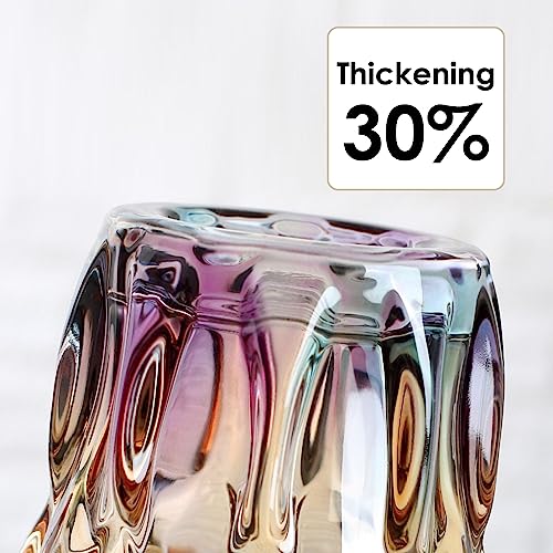 Heavy-Duty Crystal Glass Flower Vase for Modern Table Centerpieces