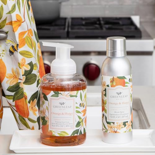 Orange & Honey Scented Room Air Freshener Spray - 7 oz Non-Aerosol Mist