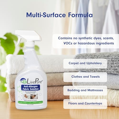 Anti-Allergen Fabric Spray, 32 oz Plant-Based Household Allergen Neutralizer