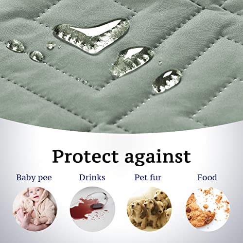 Reversible Loveseat Cover - Anti-Slip, Water-Resistant Protector