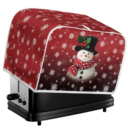 Christmas Snowflake 2 Slice Toaster Cover - Kitchen Dustproof Appliance Protector