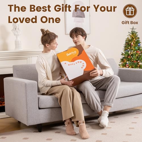 Wearable Heated Blanket with Sleeves and Foot Pockets, Faux Fur & Sherpa