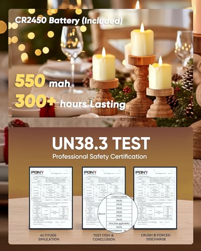 Homemory Ivory Shell 2x2in Flameless Votive Candles with Remote & 6 Pack