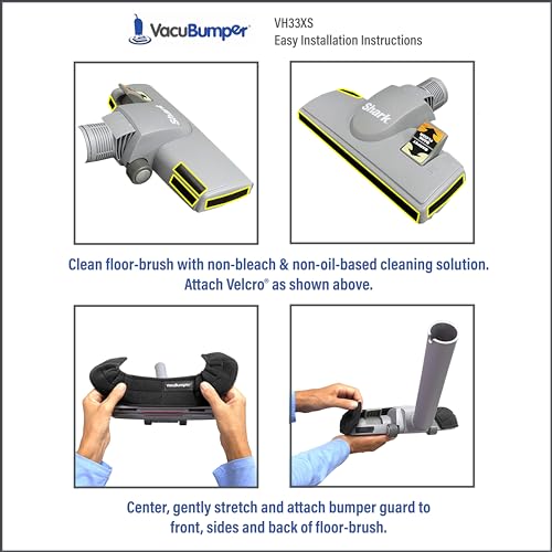 VacuBumper Bumper Guard for Vacuum Floor Brush - X-Small (8-10" Width)