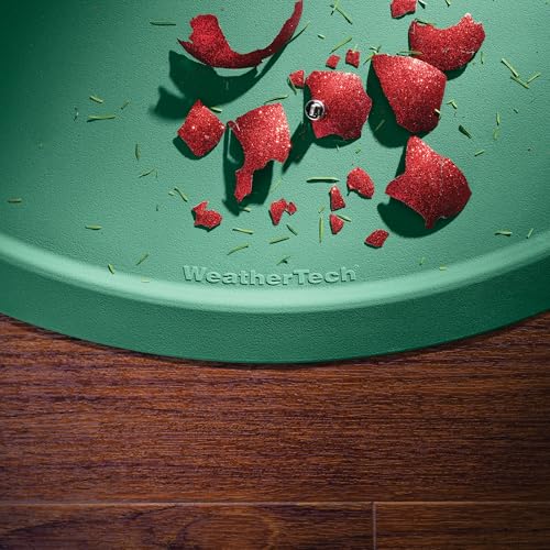 Heavy-Duty Christmas Tree Mat - Floor Protector with Raised Lip (Green)