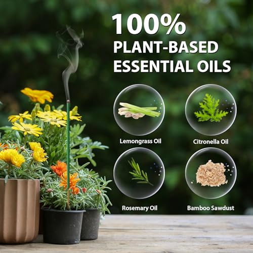 Natural Citronella Mosquito Repellent Incense Sticks - 240 Pack
