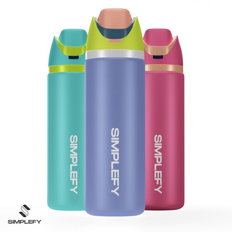 Simplefy SIMPLEFY 32oz Insulated Stainless Steel Water Bottle with Straw and Locking Lid – BPA-Free, Leak-Proof, Double Wall Travel Tumbler for Sports, Gym, and Everyday Use