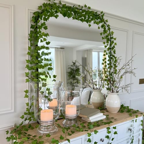 12-Pack Artificial Ivy Garland 84ft UV-Resistant Hanging Fake Vines Decor