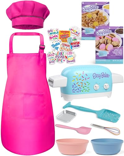 Kids Electric Baking Oven Set with Refill Mixes and Cooking Tools