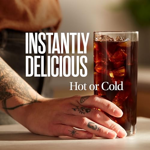 Classic Roast Instant Coffee, Smooth & Rich Hot or Iced - 8 oz Jar