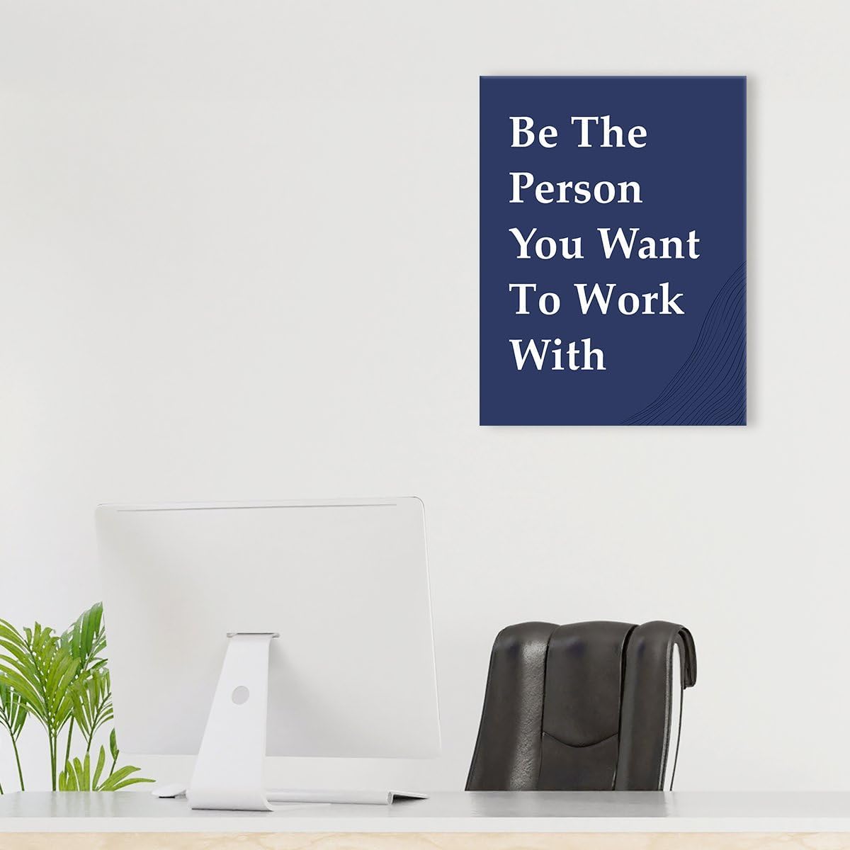 OTINGQD Motivational Wall Art - Inspirational Teamwork Canvas Decor for Office & Home Cubicle