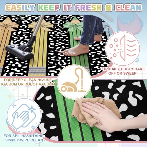 Large Pencil Theme Classroom Area Rug 7.6x12 ft Non-Slip Educational Mat