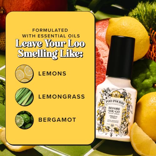 Poo-Pourri Before-You-Go Toilet Spray 2 Fl Oz - Citrus Fresh Refillable Spray