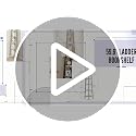 5-Tier Industrial Corner Shelf, 60-Inch Tall Ladder Display Stand
