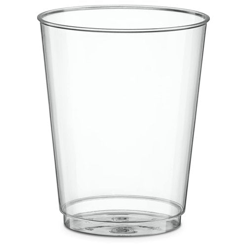 PLASTICPRO Disposable Plastic Tumblers (Clear, 50)