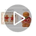 Certified International Holiday Magic Gingerbread 3D Cookie Jar - 72 oz.