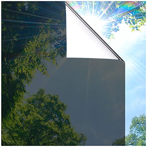 One Way Privacy Window Film - Heat & Glare Control, 17.5"x78.7"