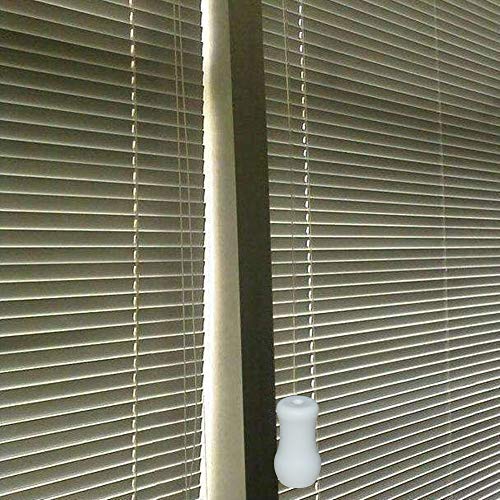 20pcs White Plastic Cord Tassels for Window Blinds and Roman Shades