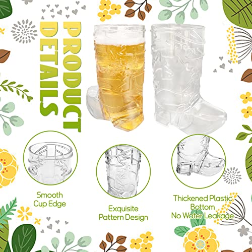 30 Pcs Mini Cowboy Boot Shot Glasses 1oz Western Party Supplies